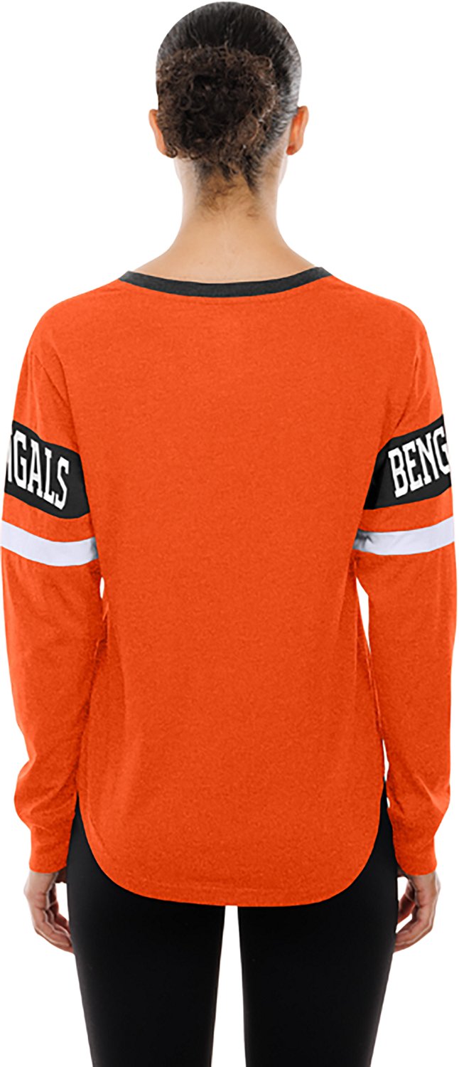 New Era Women's Bengals Lace Up Long Sleeve T-shirt - view number 4