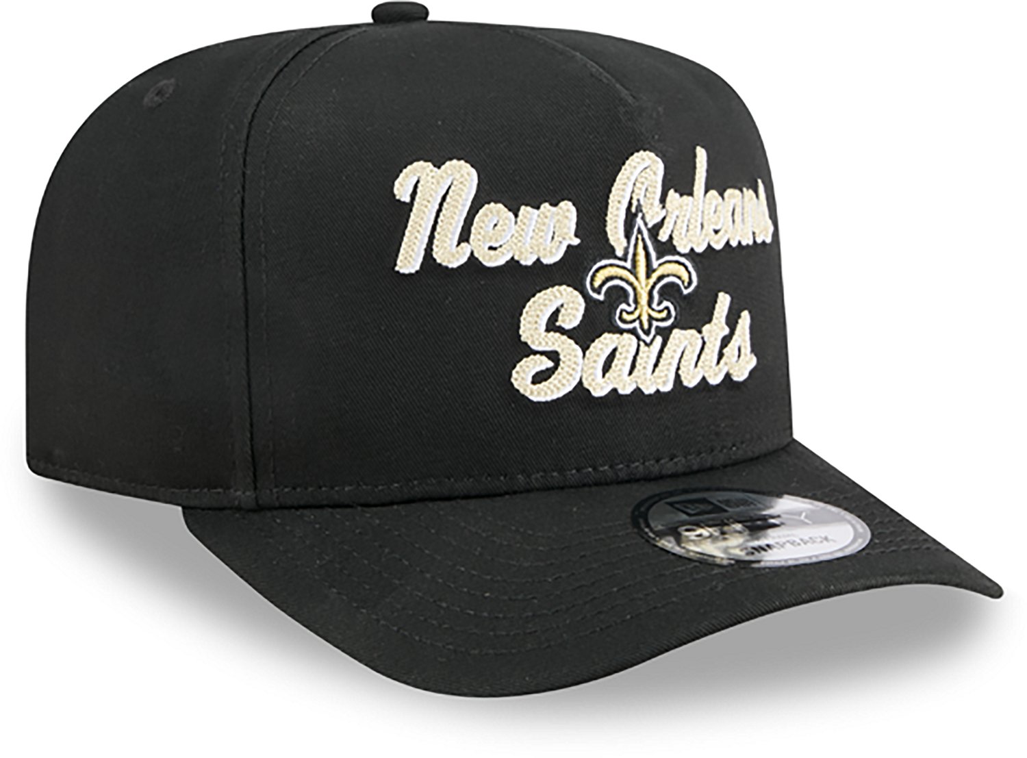 New Era Adults' New Orleans Saints 9FIFTY Chainstitch Cap - view number 3