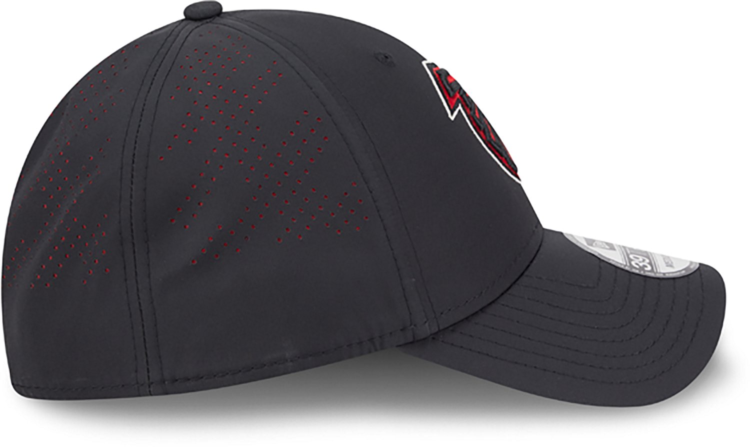 New Era Men's Falcons Night Black 39THIRTY Cap - view number 5