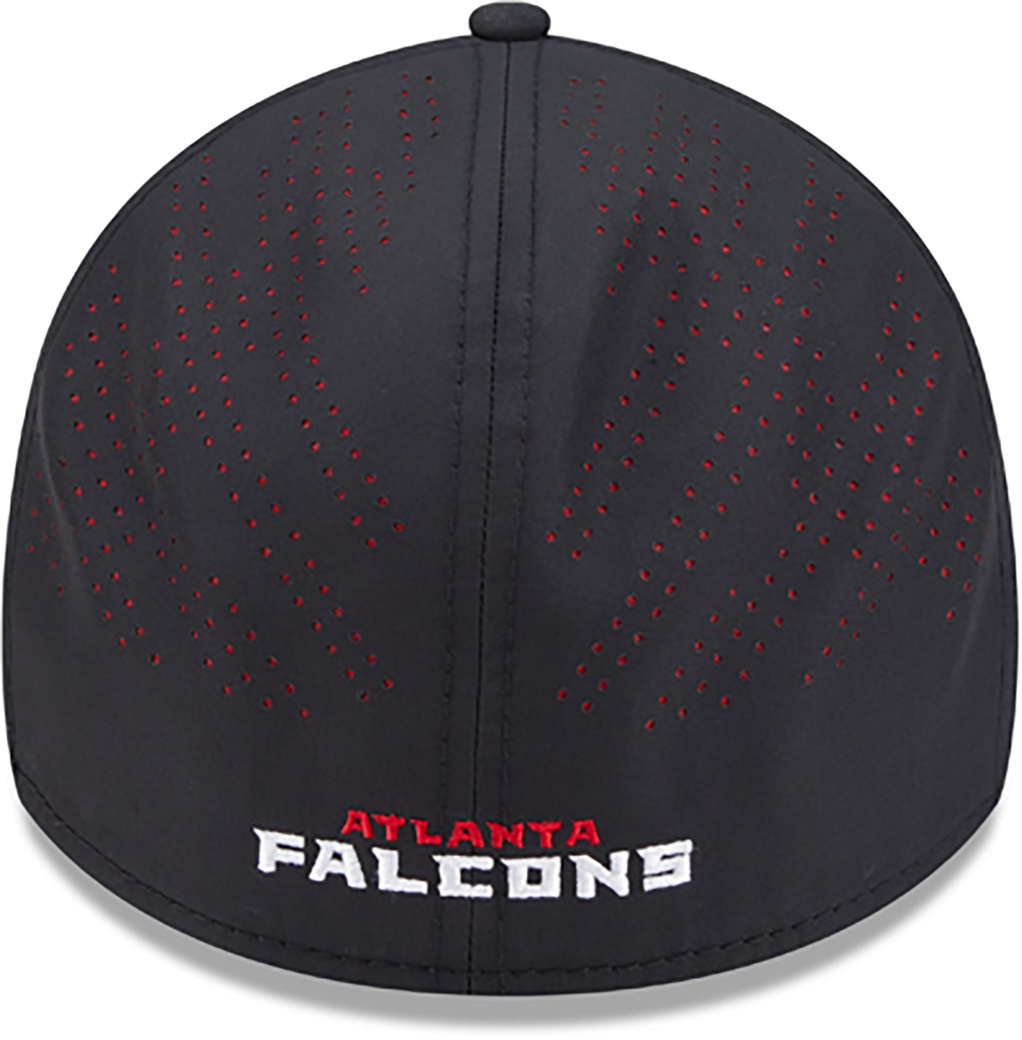 New Era Men's Falcons Night Black 39THIRTY Cap - view number 6