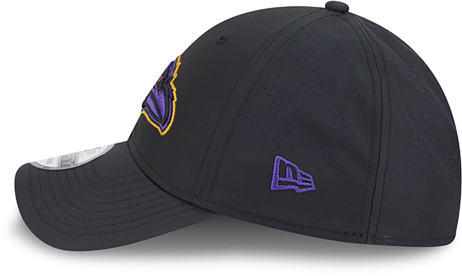 New Era Men's Ravens Night Black 39THIRTY Cap - view number 4