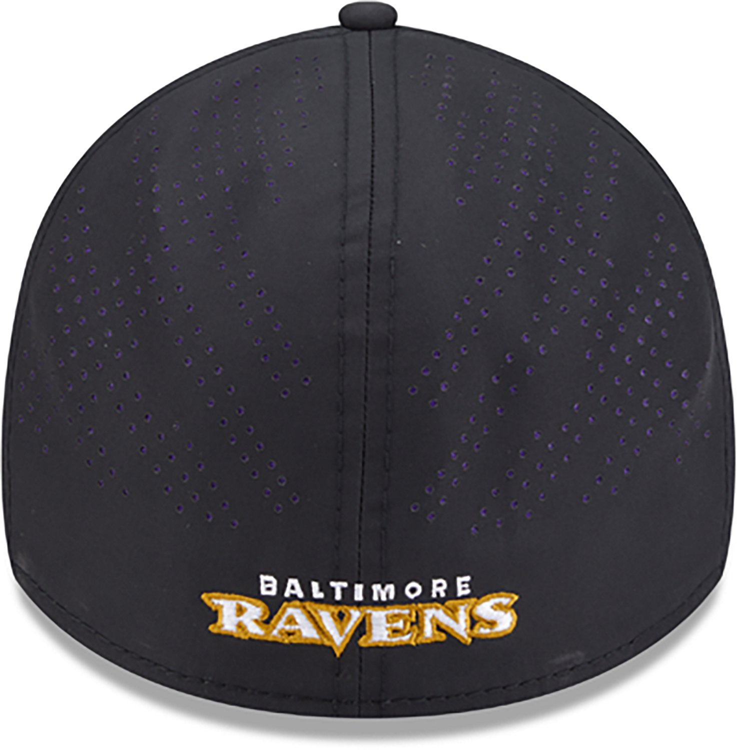 New Era Men's Ravens Night Black 39THIRTY Cap - view number 6