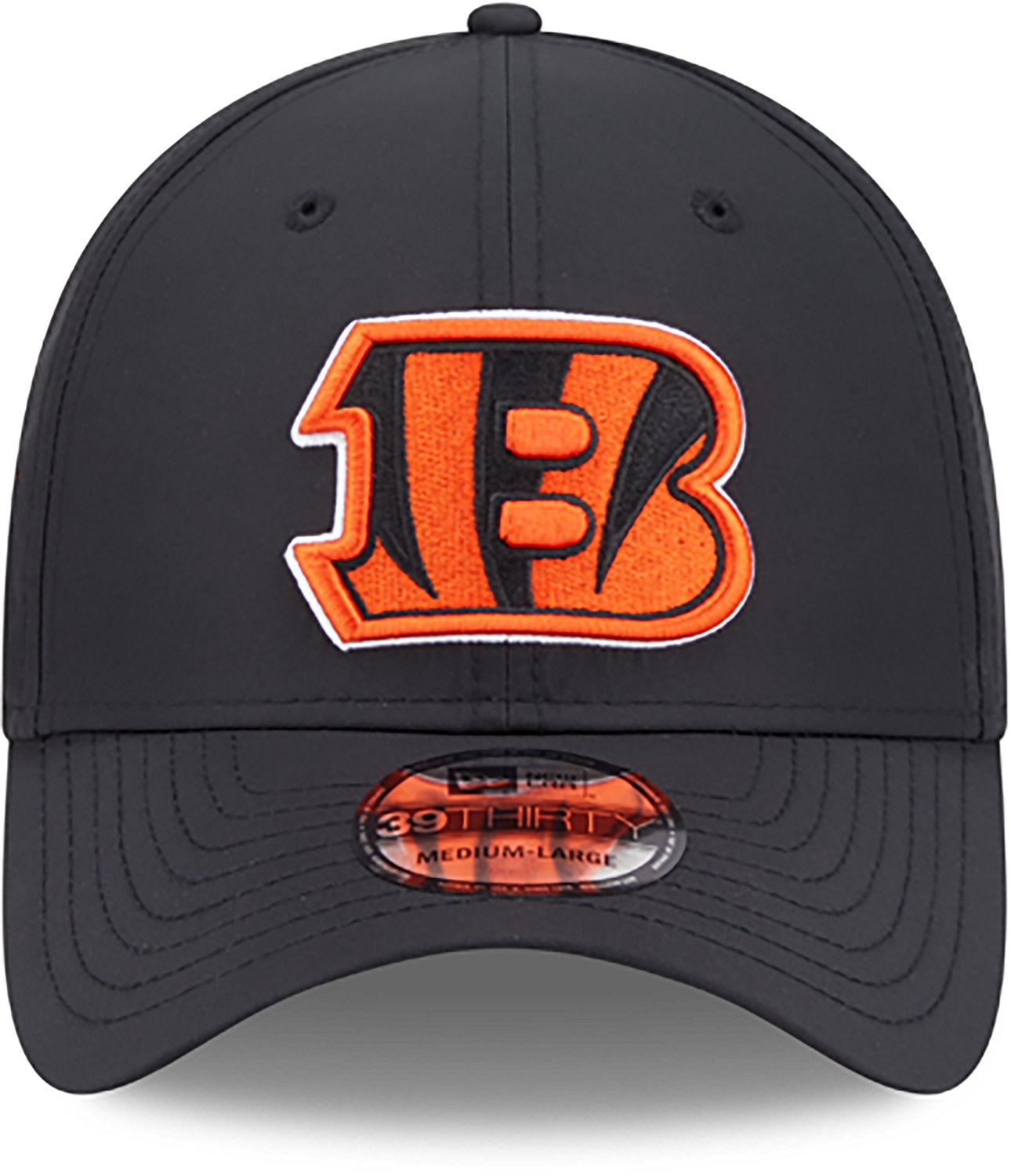 New Era Men's Bengals Night Black 39THIRTY Cap - view number 2