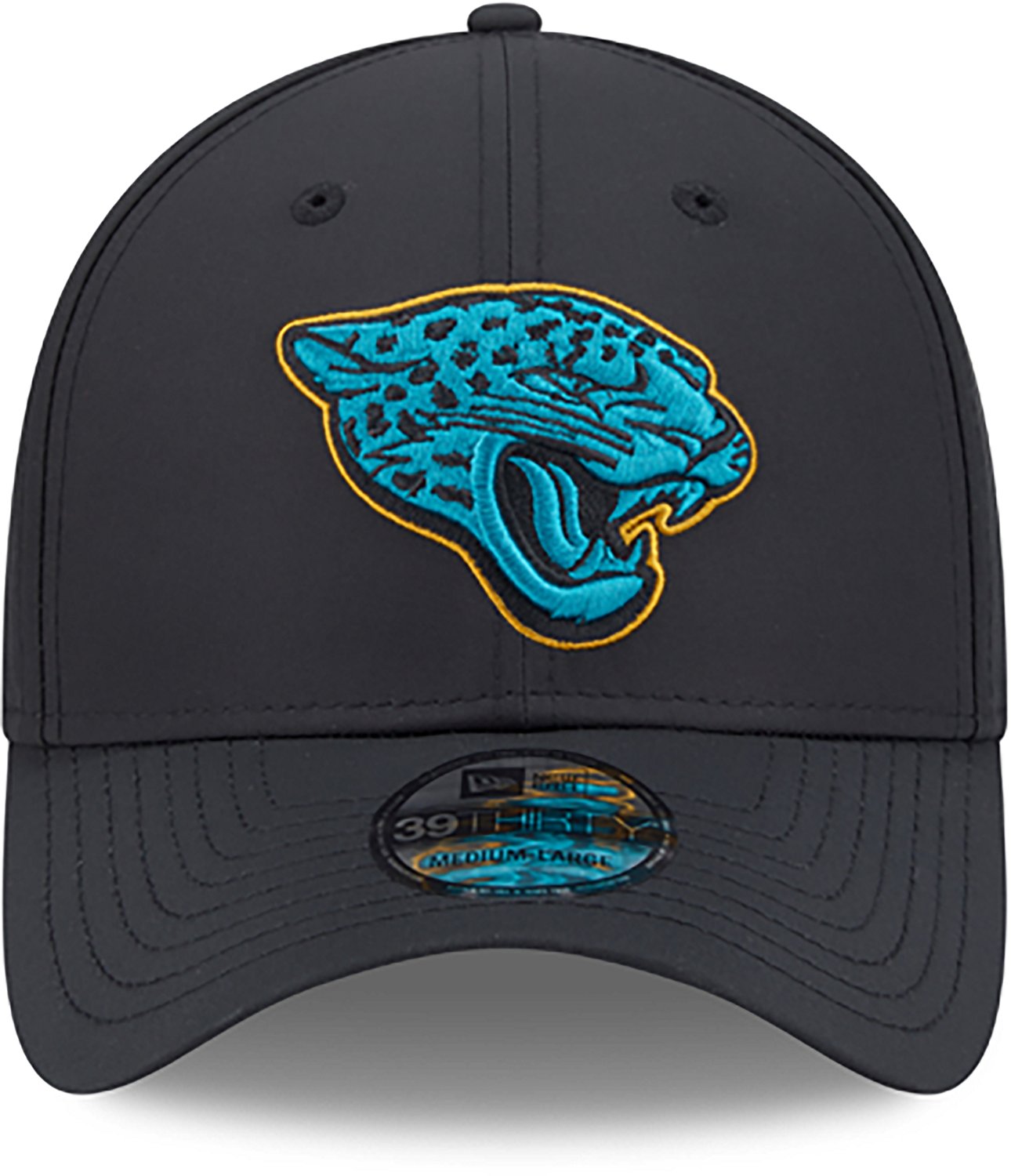 New Era Men's Jaguars Night Black 39THIRTY Cap - view number 2