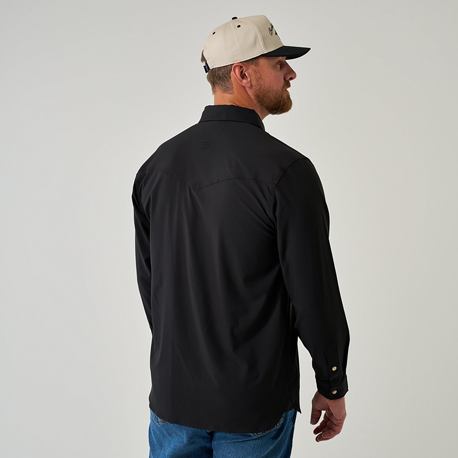 BURLEBO Men's Long Sleeve Performance Western Shirt - view number 3