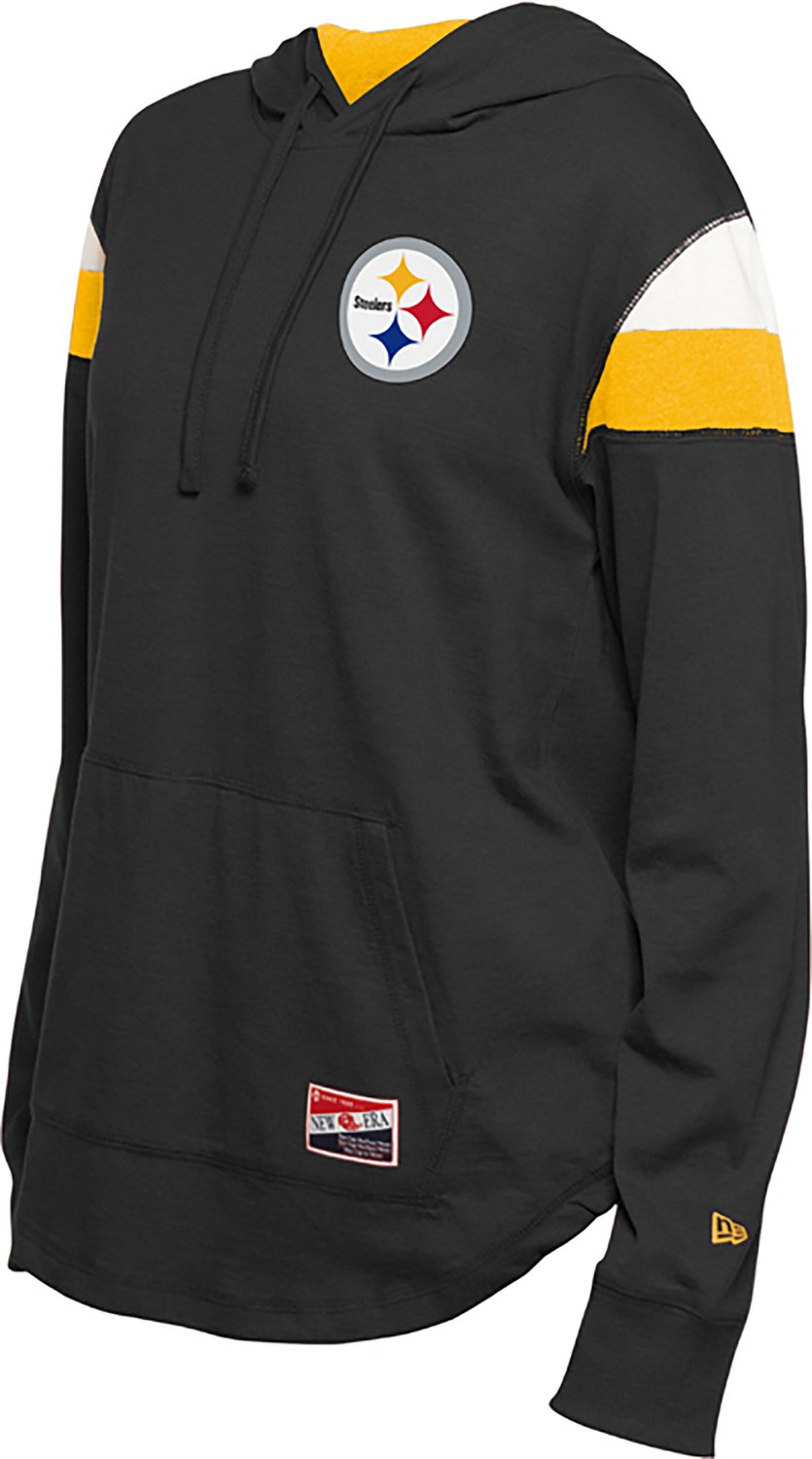 New Era Women's Pittsburgh Steelers Shoulder Insert Hoodie
