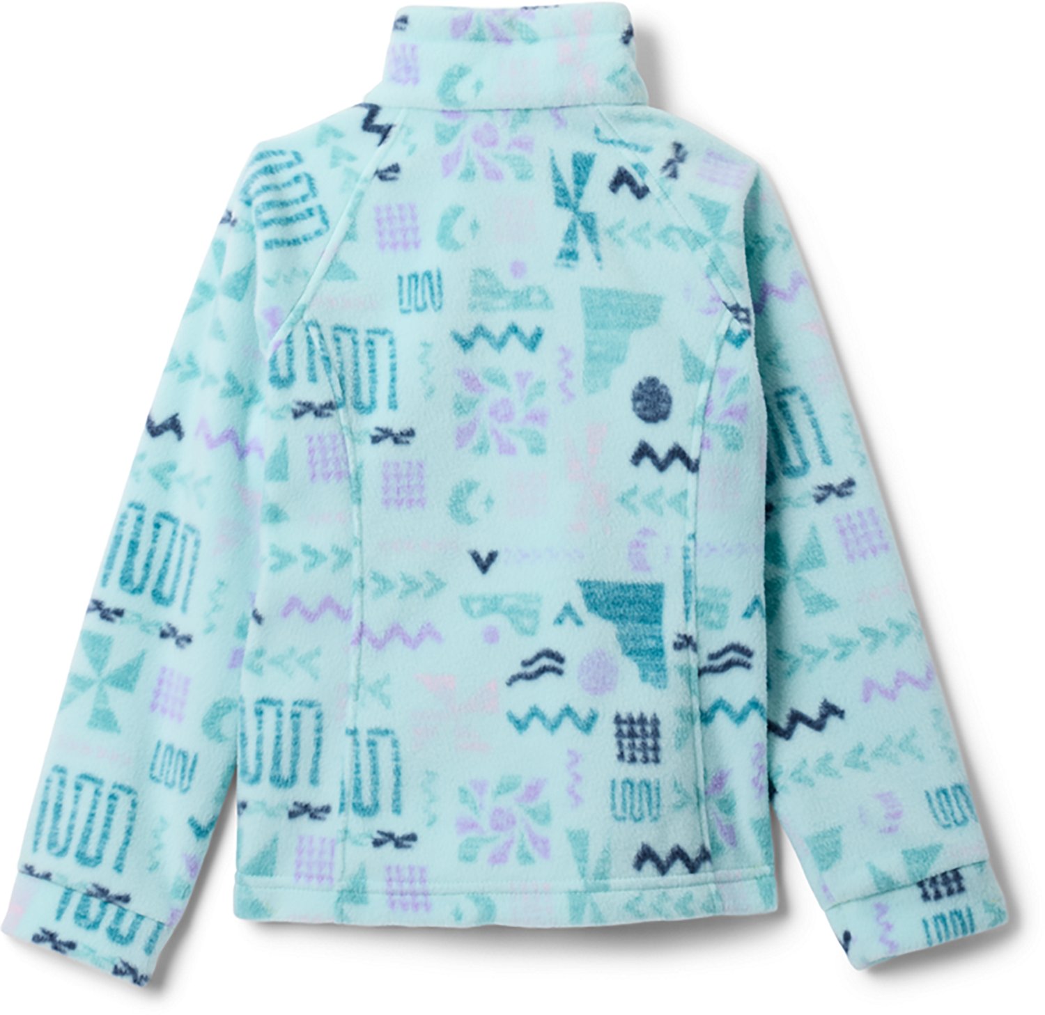 Columbia Sportswear Girls' Benton Springs II Printed Long Sleeve Fleece Jacket - view number 2