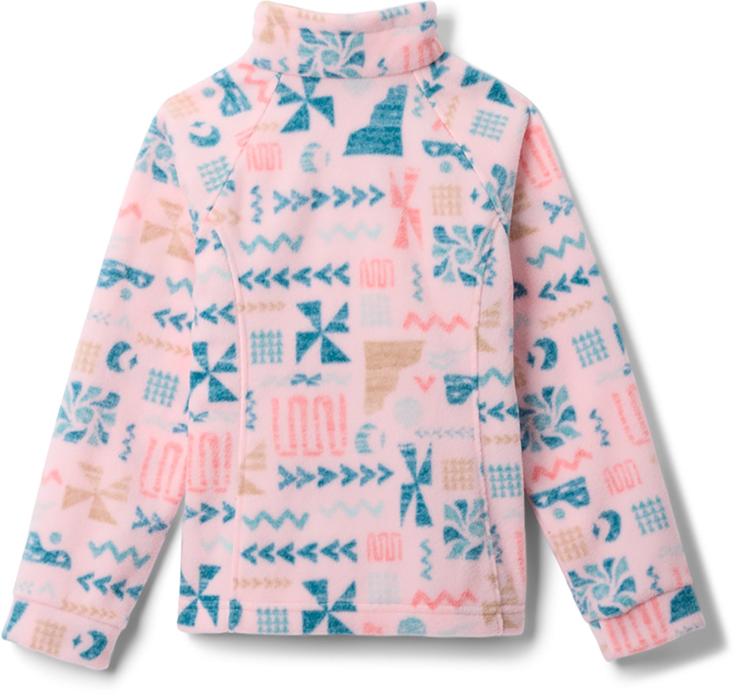 Columbia Sportswear Girls' Benton Springs II Printed Long Sleeve Fleece Jacket - view number 2