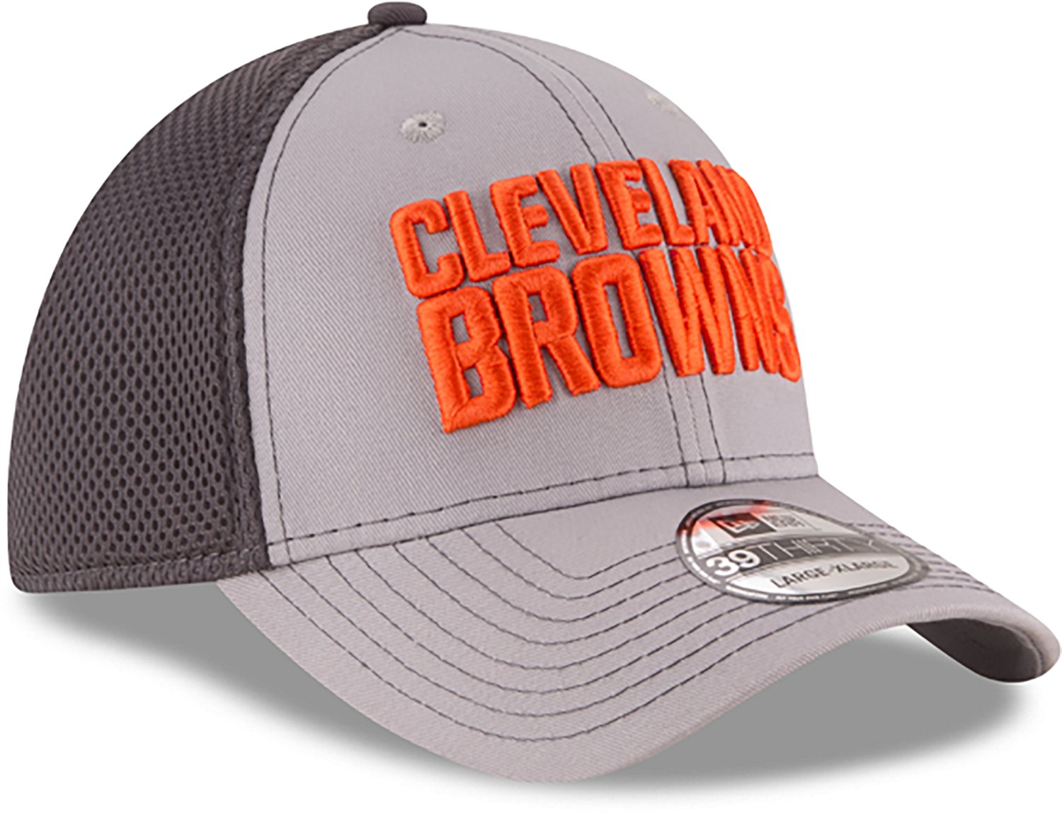 New Era Men's Browns Grayed Out NEO 2 39THIRTY Cap - view number 3