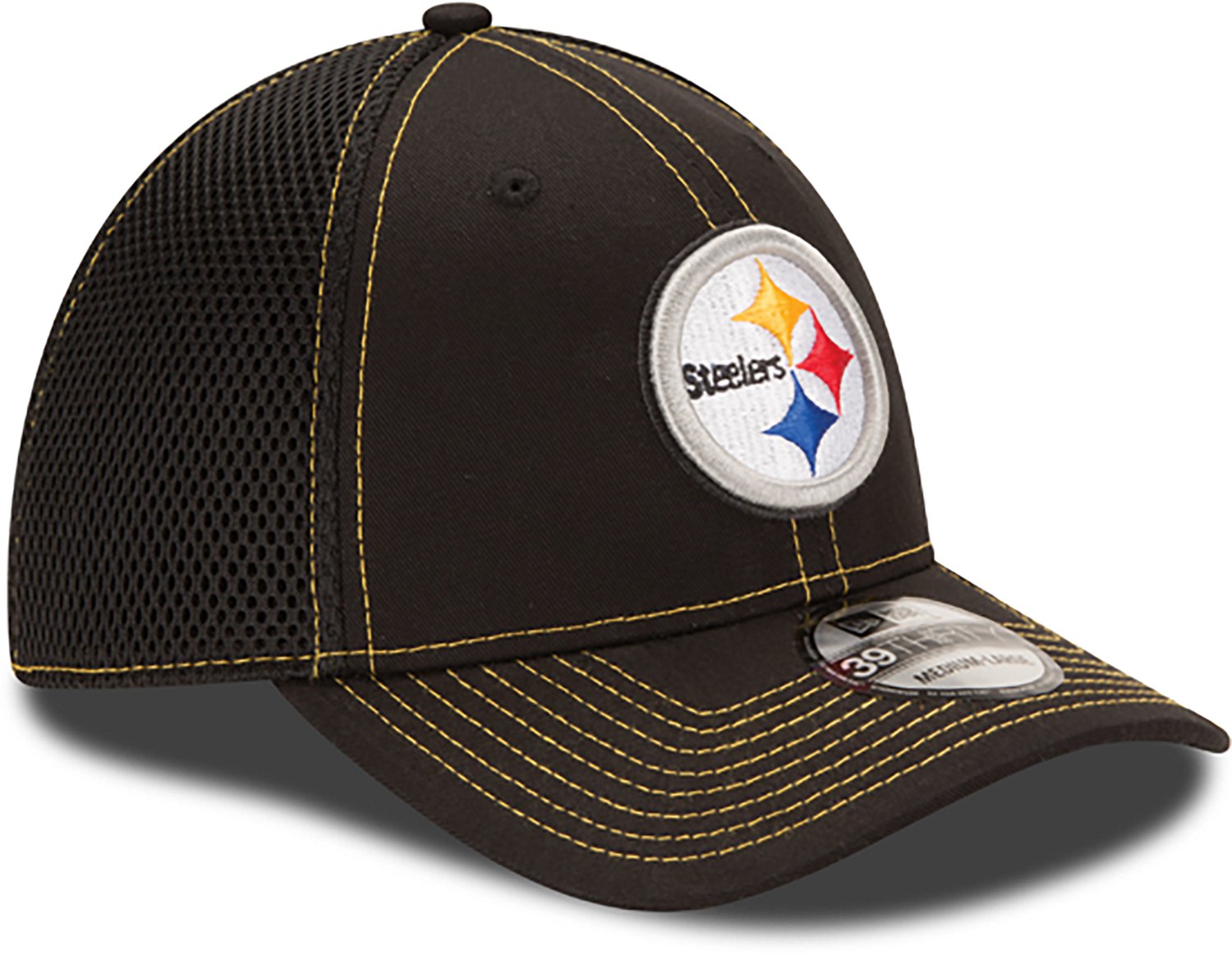 New Era Men's Steelers Neo Team 39THIRTY Cap - view number 3
