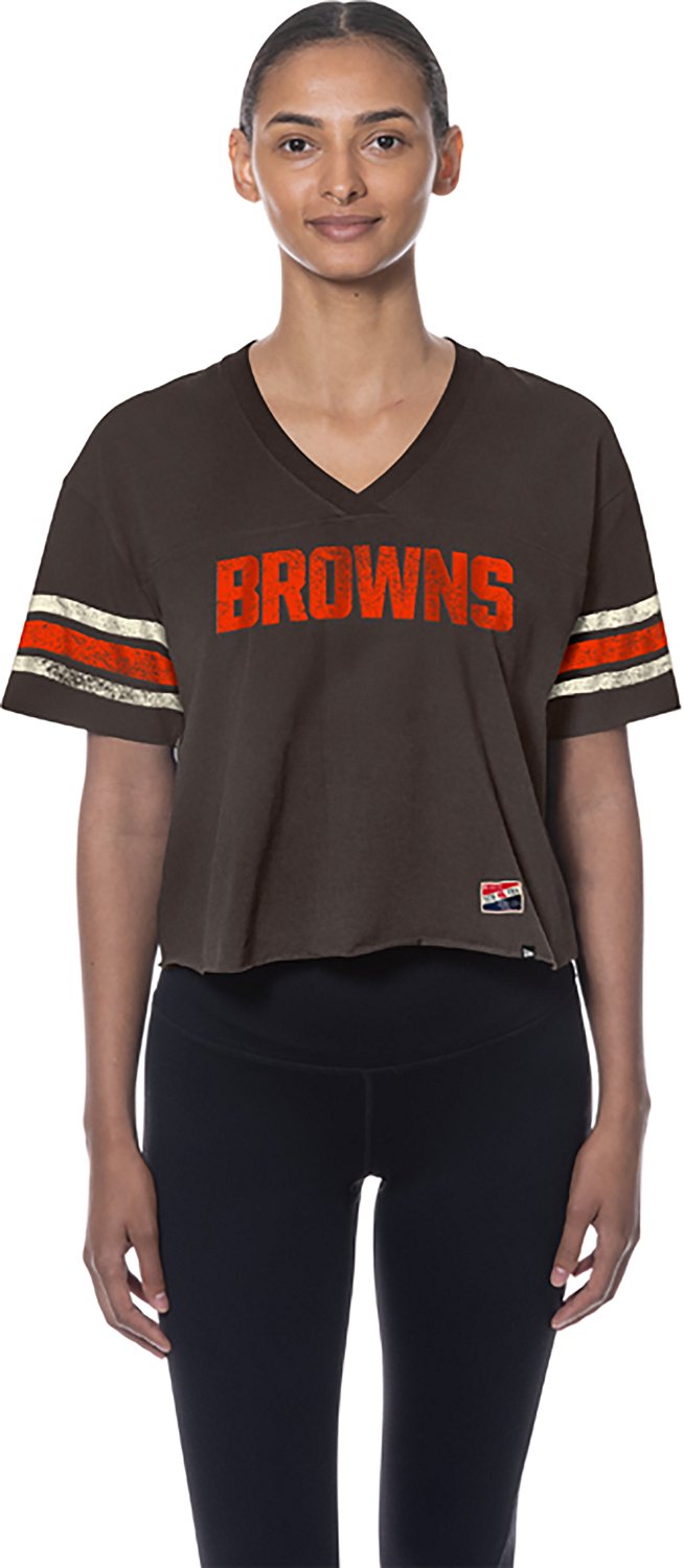 New Era Women's Cleveland Browns Throwback T-shirt - view number 3