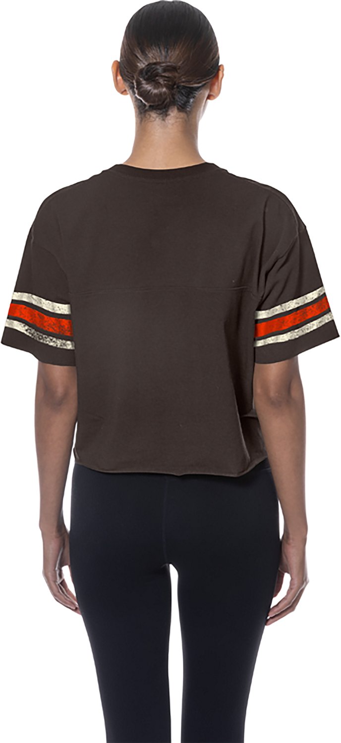 New Era Women's Cleveland Browns Throwback T-shirt - view number 4