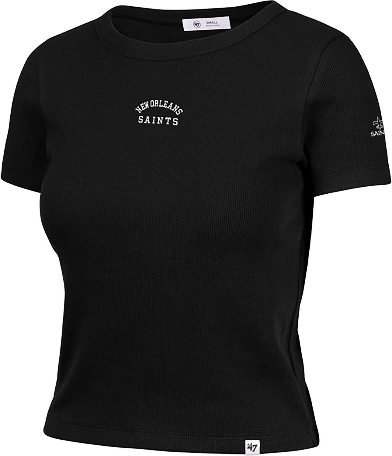 47 Women's Saints Spirited Ribbed Baby T-shirt - view number 3