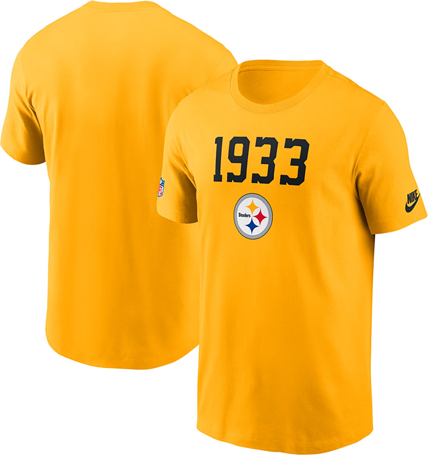 Nike Men's Steelers Dri-Fit Team Issue Crew T-shirt - view number 2
