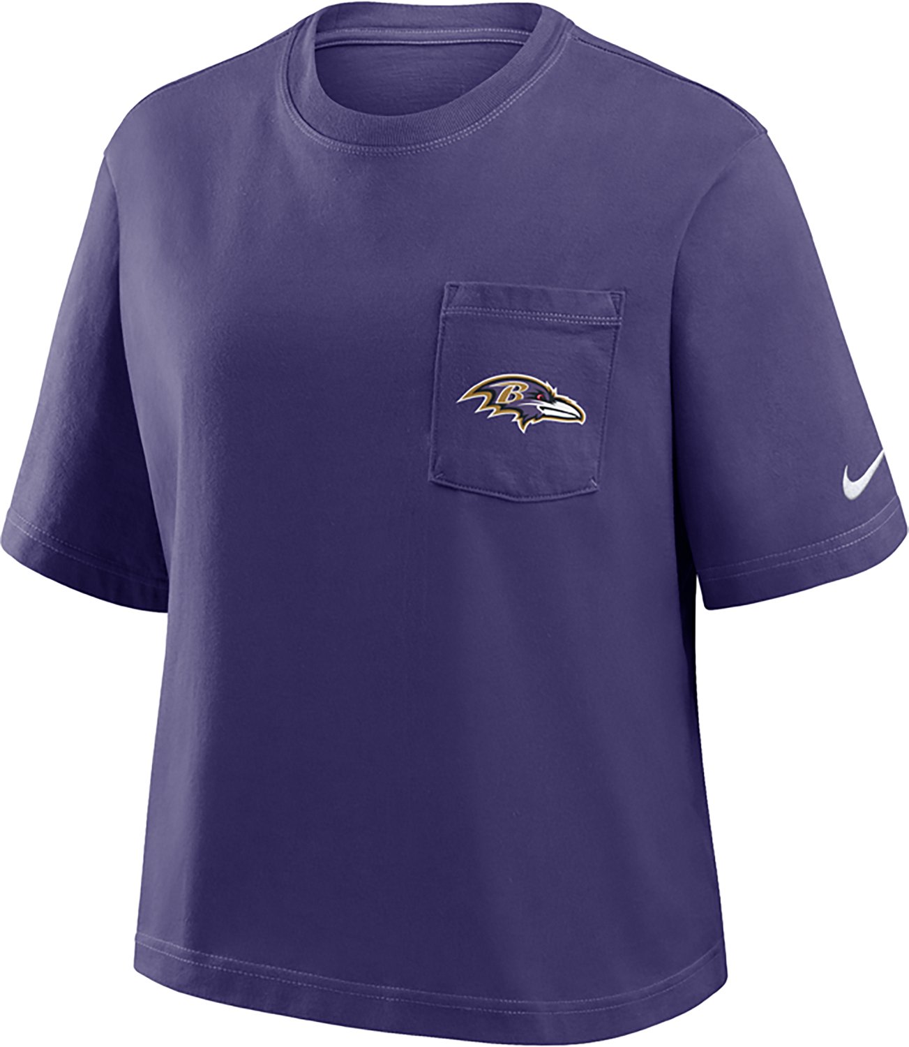 Nike Women's Ravens Rewind Pocket Boxy T-shirt - view number 2