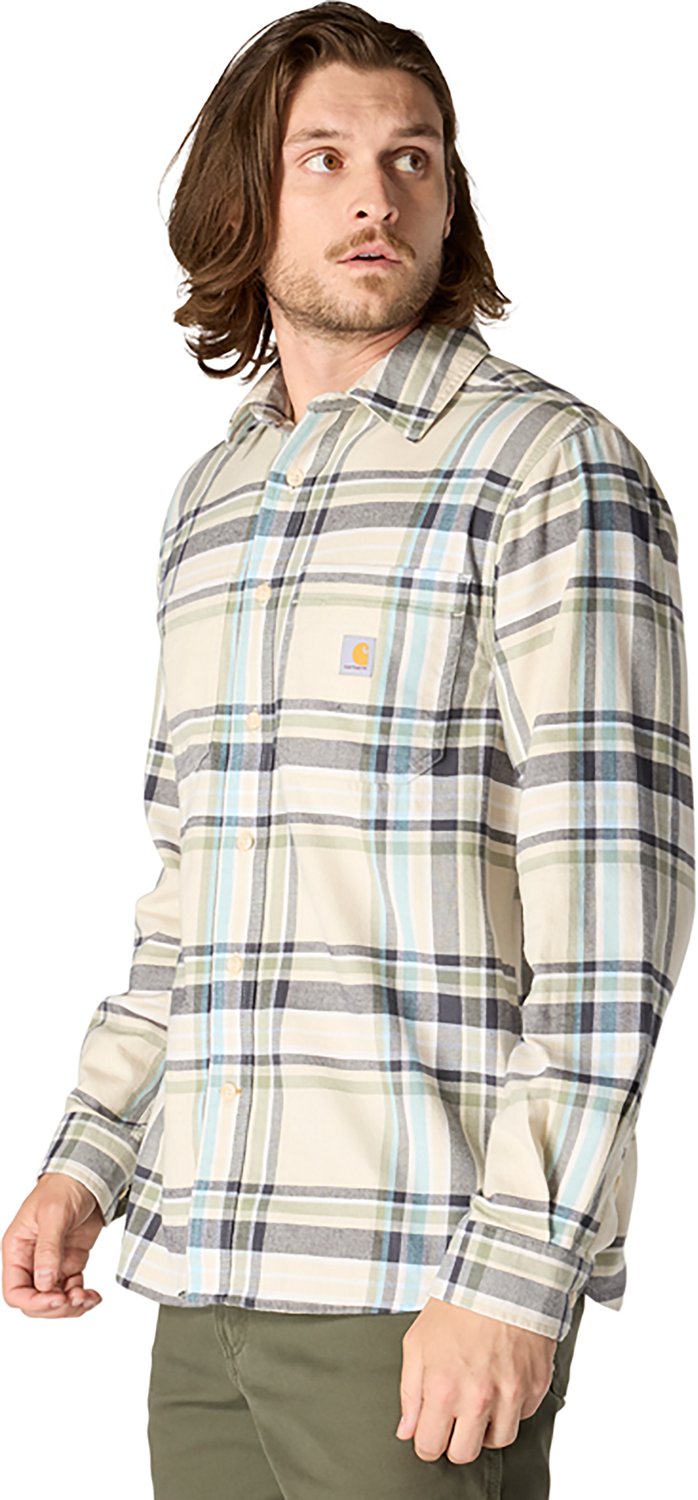 Carhartt Men's Rugged Flex™ Relaxed Fit Midweight Flannel Long-Sleeve Plaid Shirt - view number 5