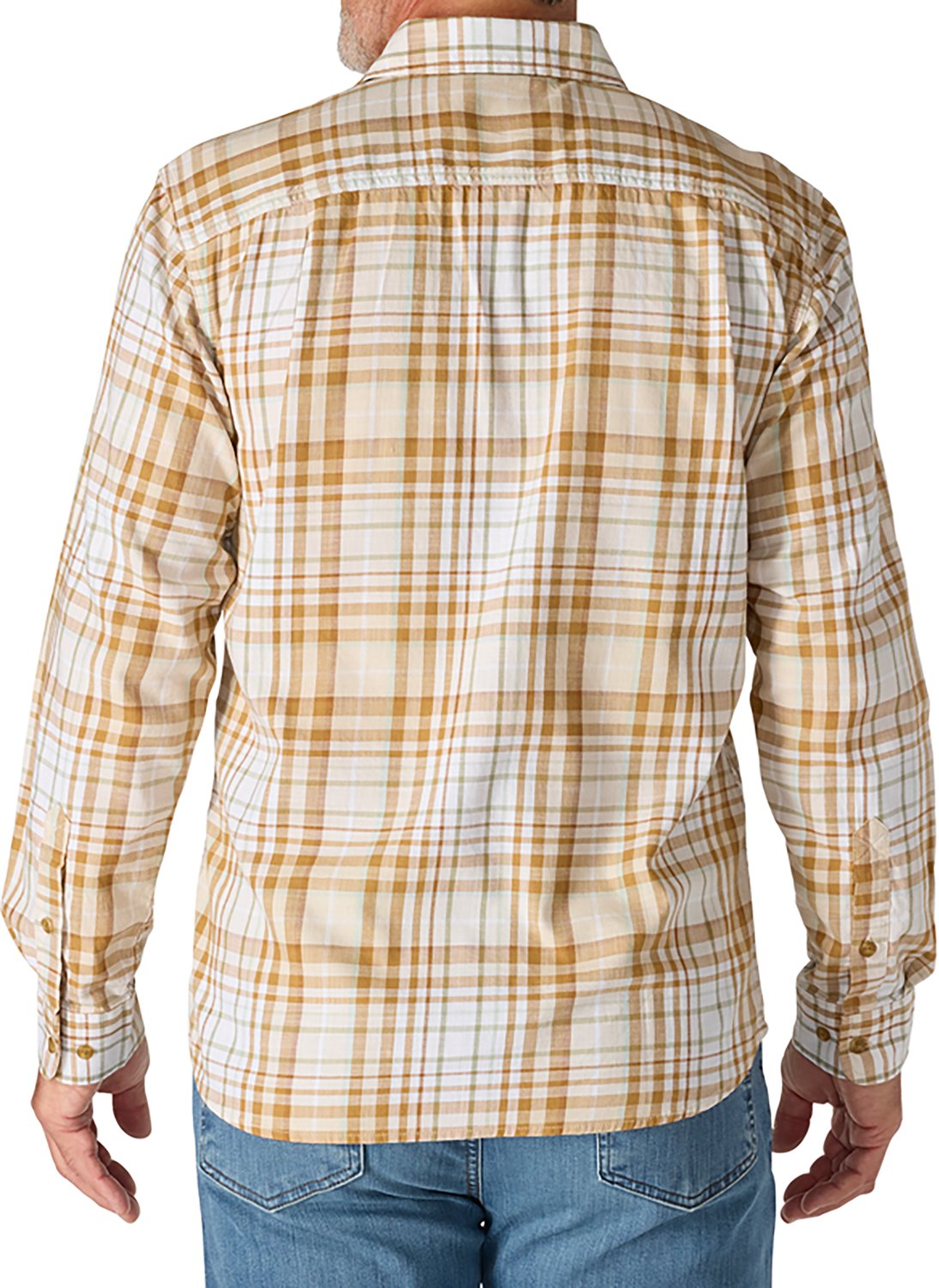 Carhartt Men's Rugged Flex™ Relaxed Fit Lightweight Flannel Long-Sleeve Plaid Shirt - view number 7