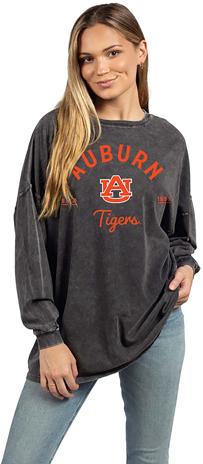 Chicka-d Women's Auburn Trophy Case Big Long Sleeve T-shirt