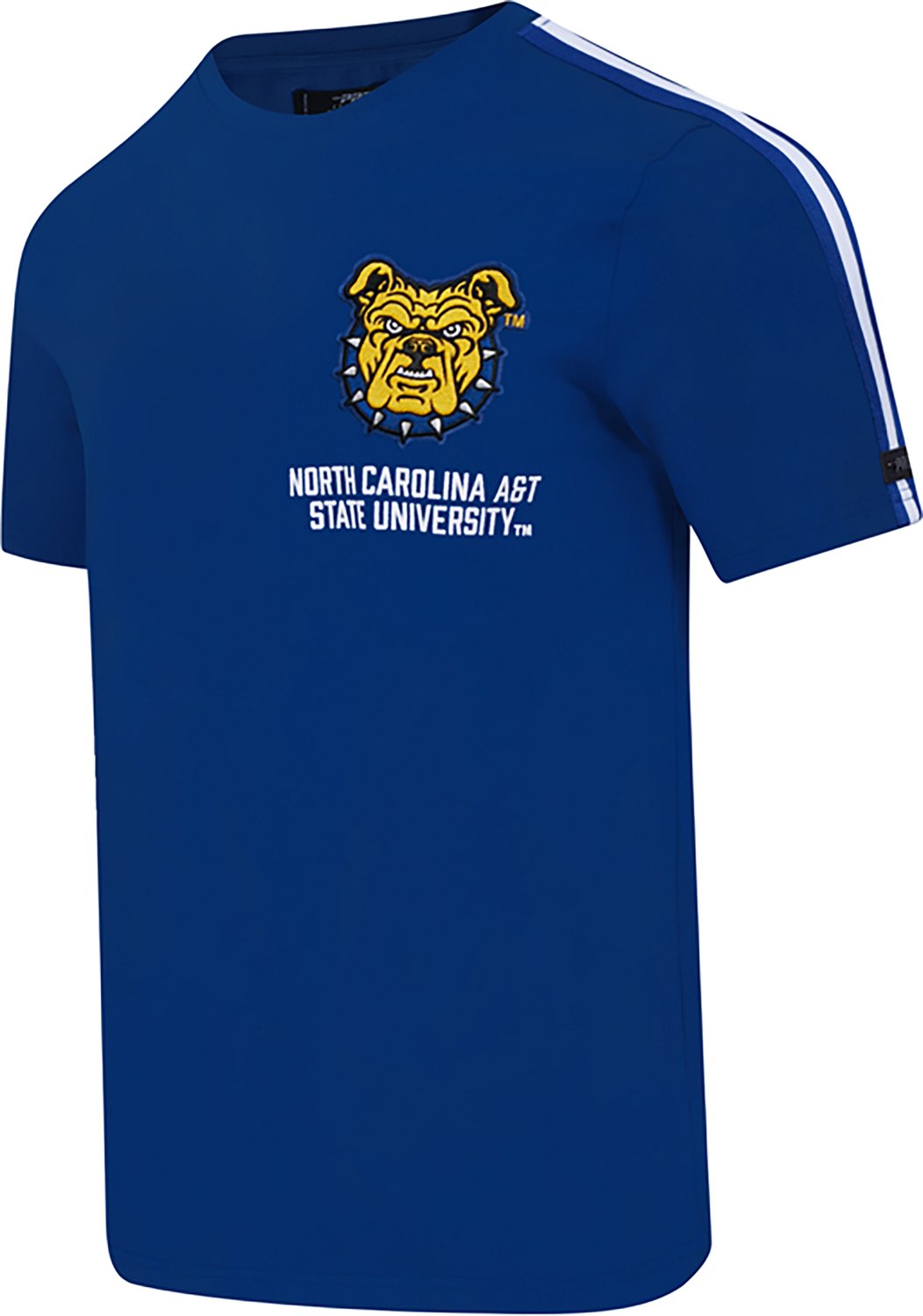 Pro Standard Men's North Carolina Agricultural and Technical State University Homecoming Striped Graphic T-shirt - view number 2