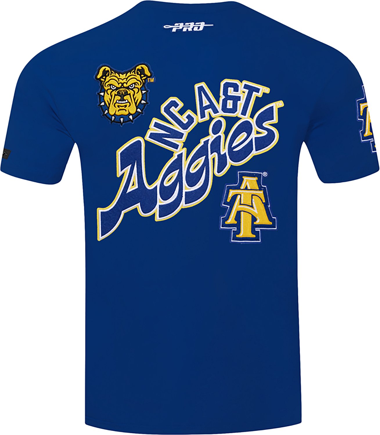 Pro Standard Men's North Carolina Agricultural and Technical State University Homecoming Striped Graphic T-shirt - view number 3