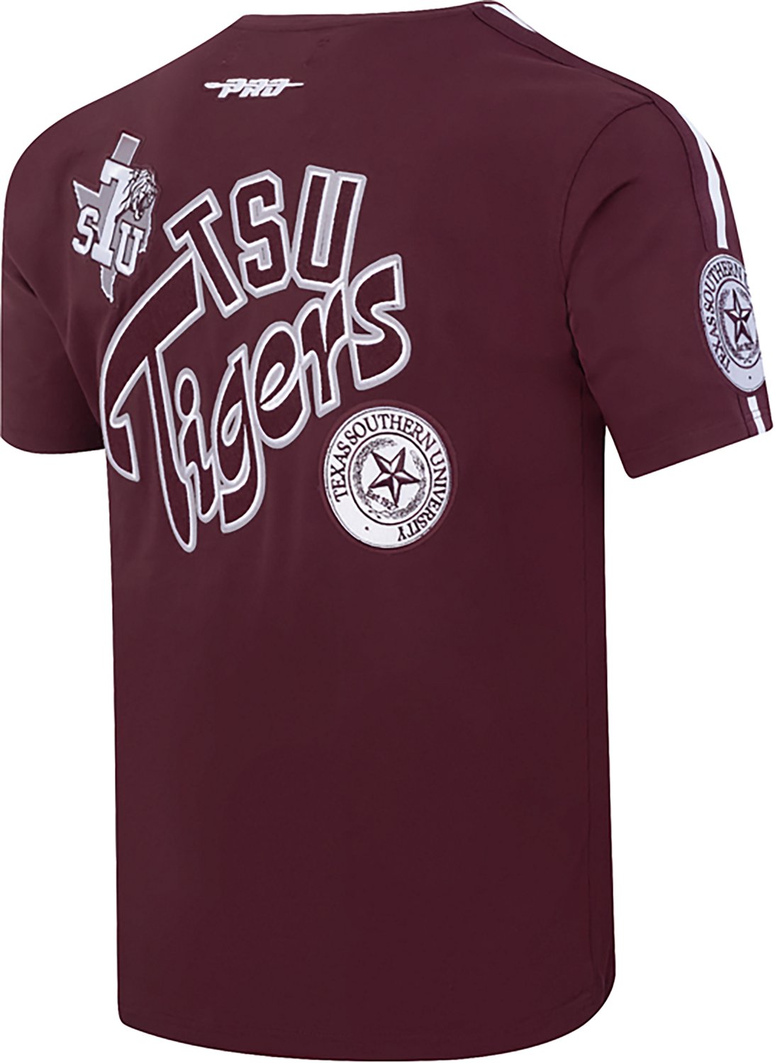 Pro Standard Men's Texas Southern University Homecoming Striped Graphic T-shirt - view number 4
