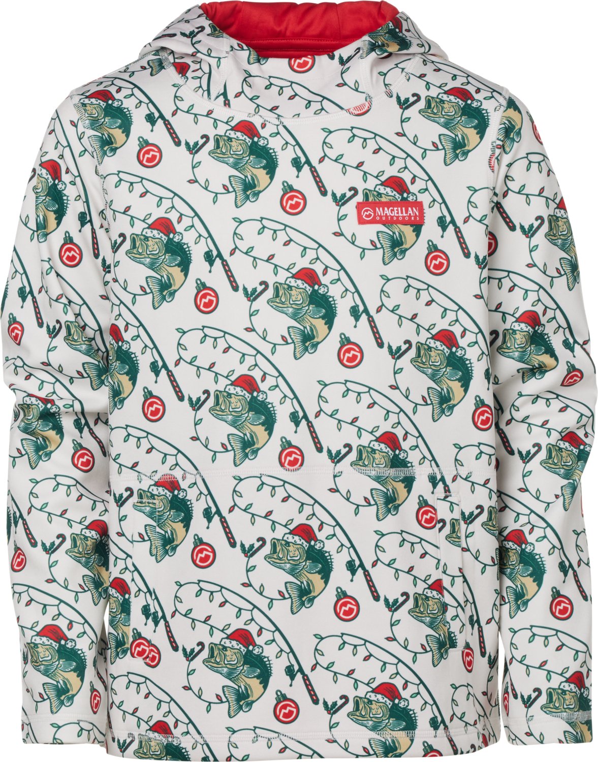 Magellan Outdoors Boys' Holiday Catch Fleece Hoodie - view number 1