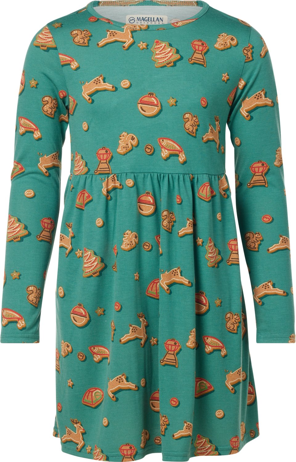 Magellan Outdoors Girls' Holiday Cookies Dress - view number 2