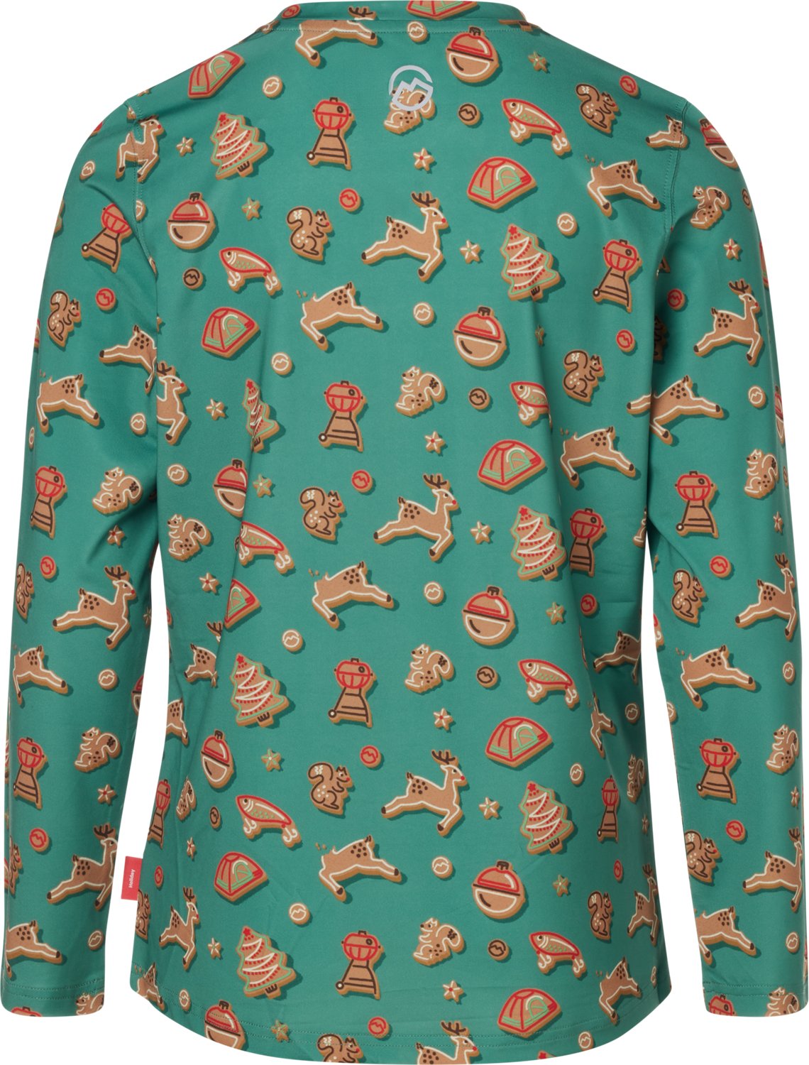 Magellan Outdoors Girls' Holiday Cookies GFX Crew Long Sleeve T-shirt - view number 3