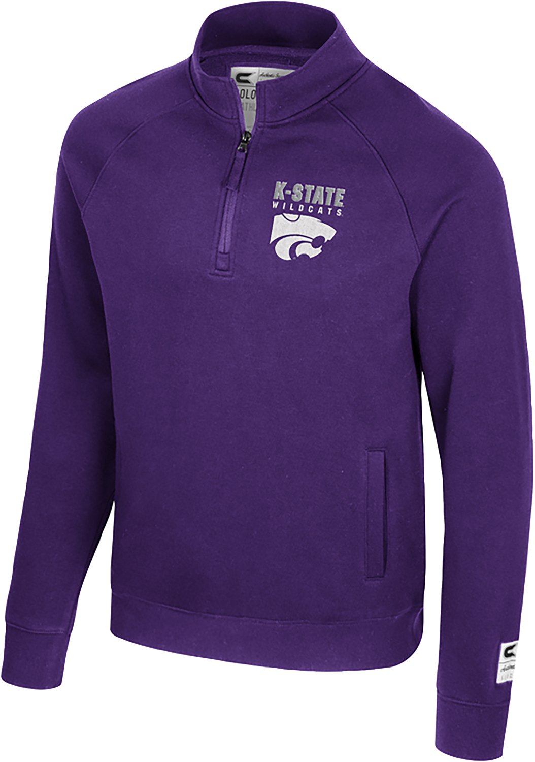 Colosseum Athletics Men's Kansas State Nial 1/4 Zip Pullover - view number 1