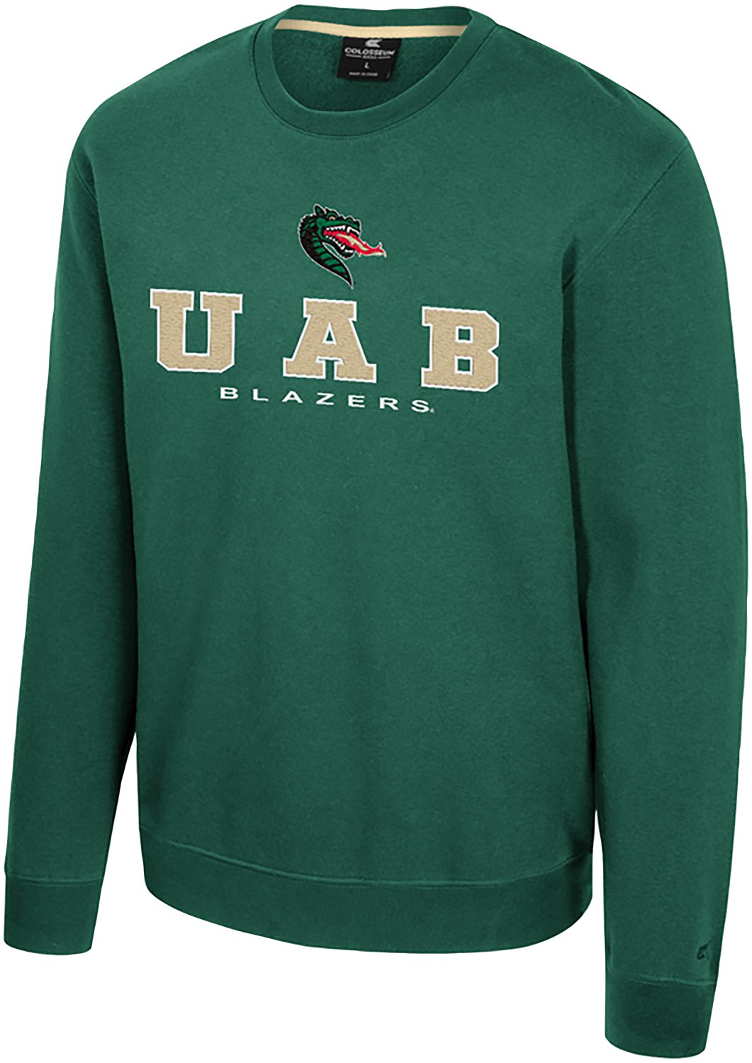 Colosseum Athletics Men's Alabama-Birmingham Zayn Crew Sweatshirt