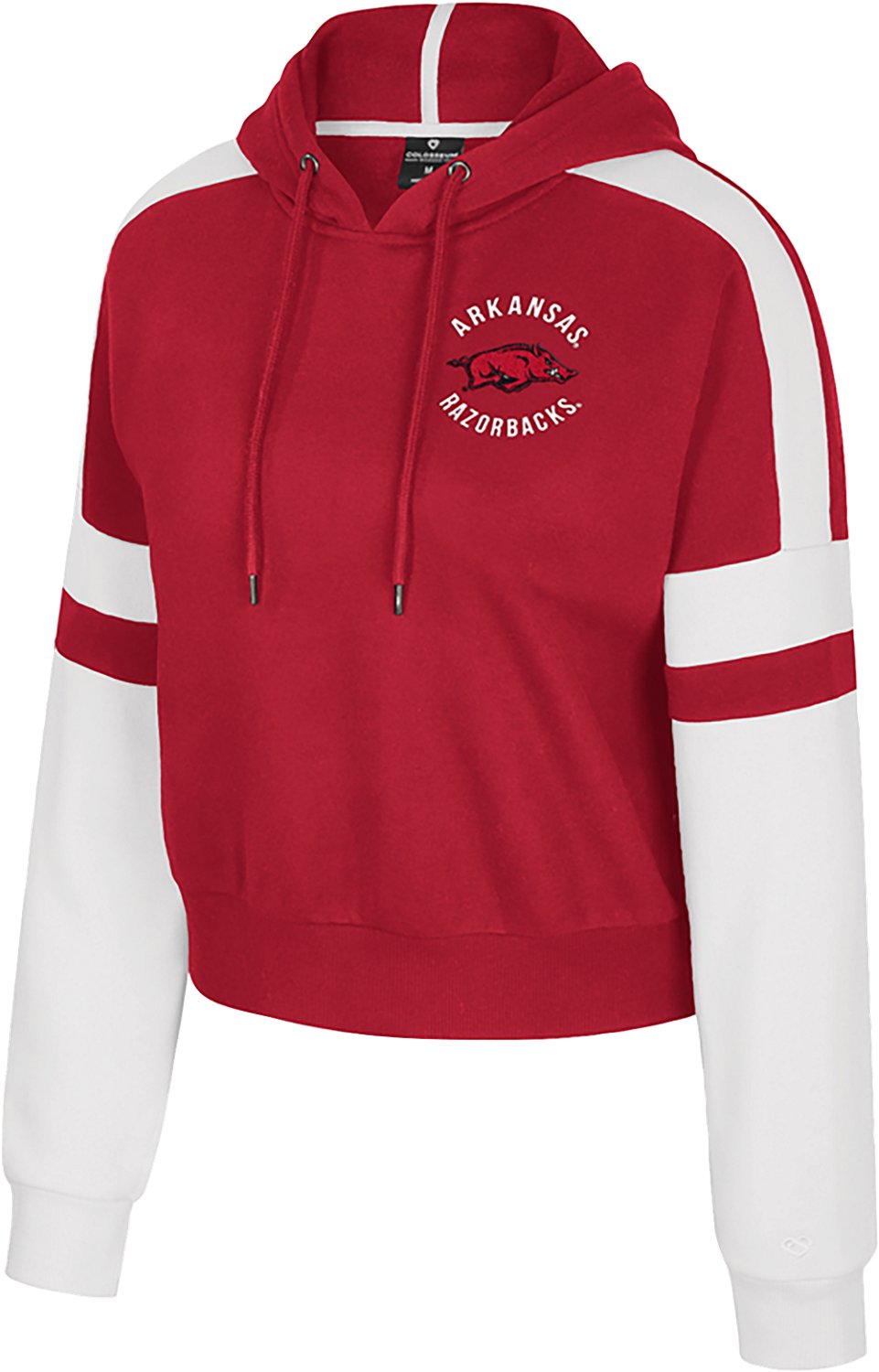 Colosseum Athletics Women's Arkansas Harry Cropped Hoodie - view number 3