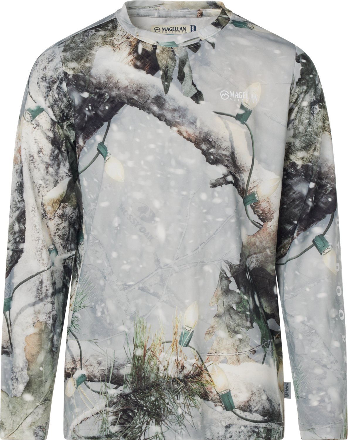 Magellan Outdoors Boys' Holiday Mossy Oak Break-Up Country Snowdrift 2.0 Long Sleeve Crew T-shirt - view number 3