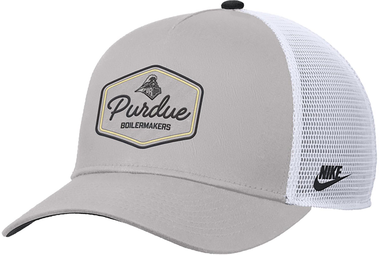 Nike Men's Purdue Script Patch Rise Trucker Cap - view number 1