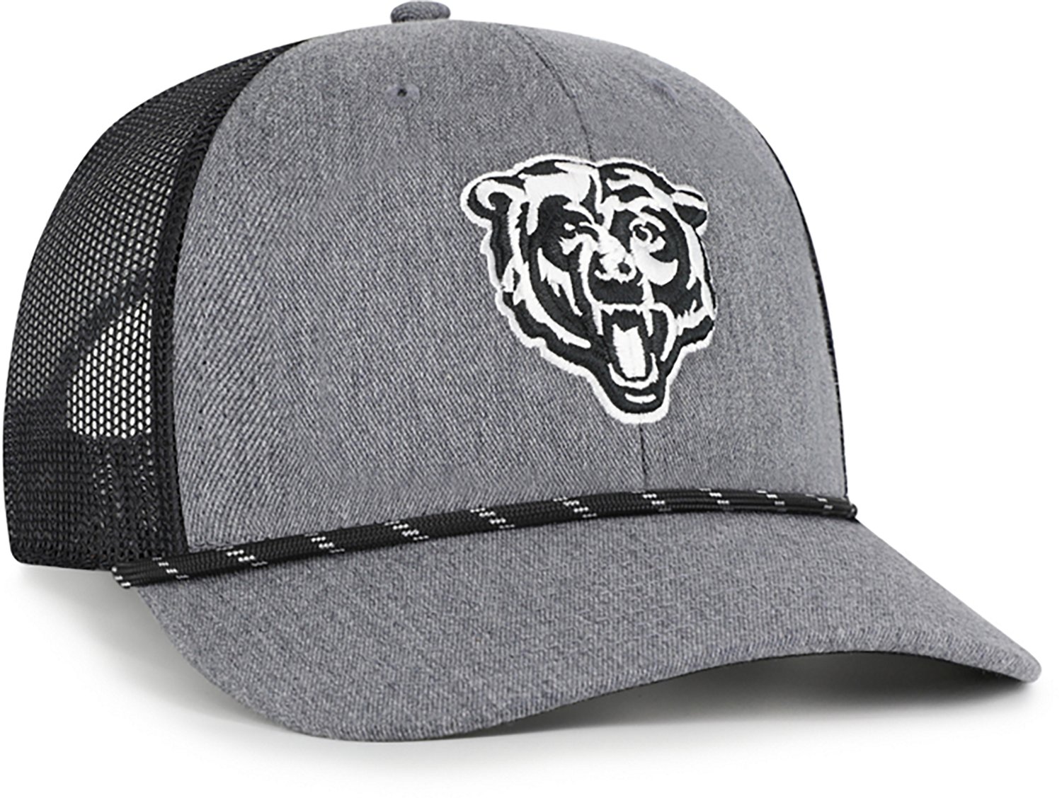 47 Brands Adults' Chicago Bears Carbon Strap Rope Trucker Cap - view number 2