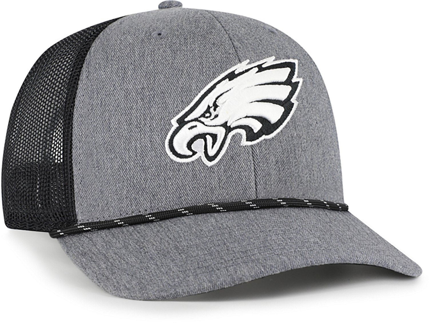 47 Brands Adults' Philadelphia Eagles Carbon Strap Rope Trucker Cap - view number 2