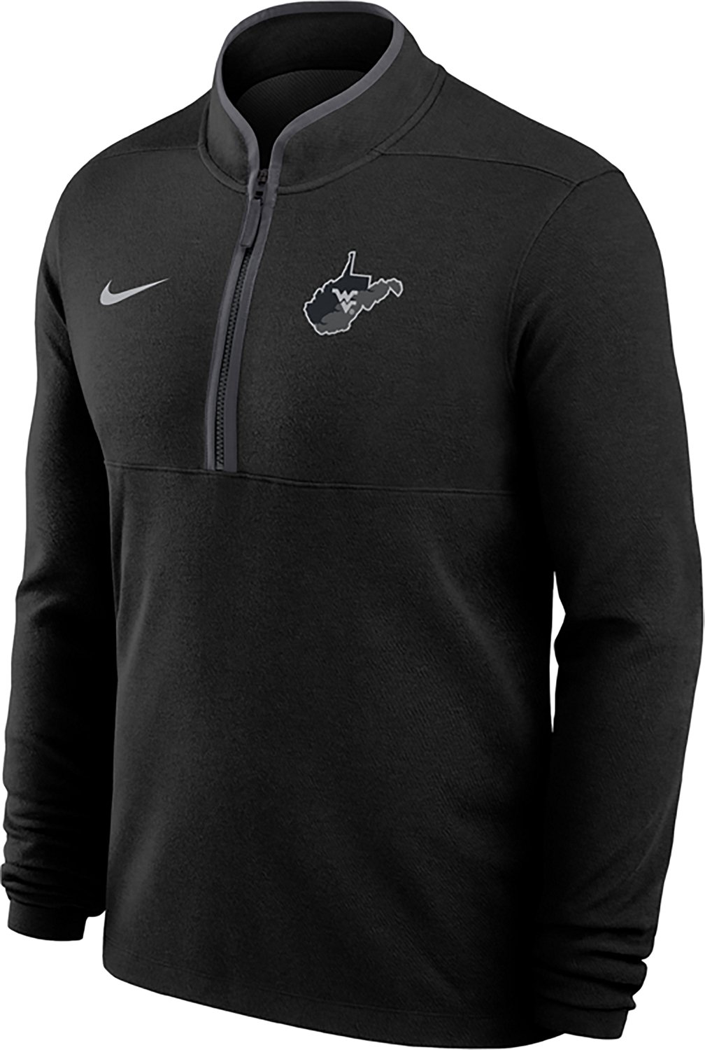 Nike Men's West Virginia Built On Bravery Victory 1/2 Zip Pullover - view number 2