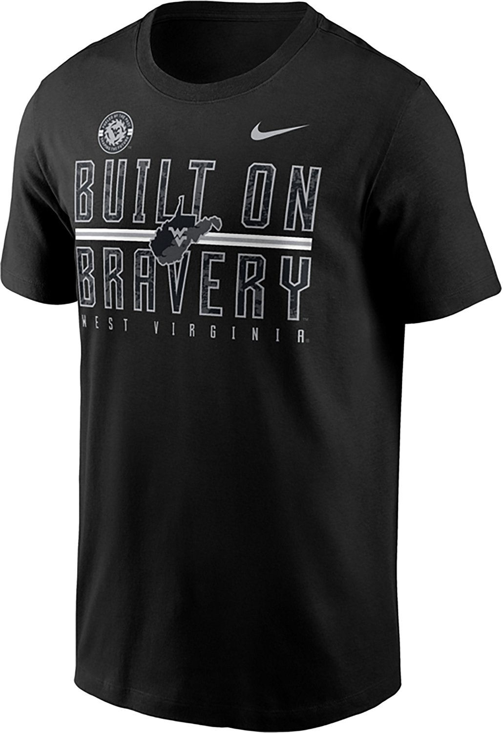 Nike Men's West Virginia Built On Bravery T-shirt - view number 2