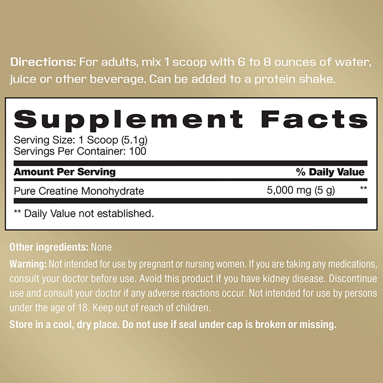 Vitamin World Precision Engineered Full Strength Creatine Dietary Supplement - view number 2