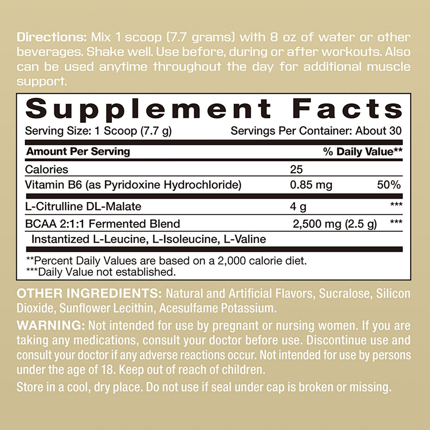 Vitamin World Precision Engineered BCAA + Citrulline Dietary Supplement - view number 3