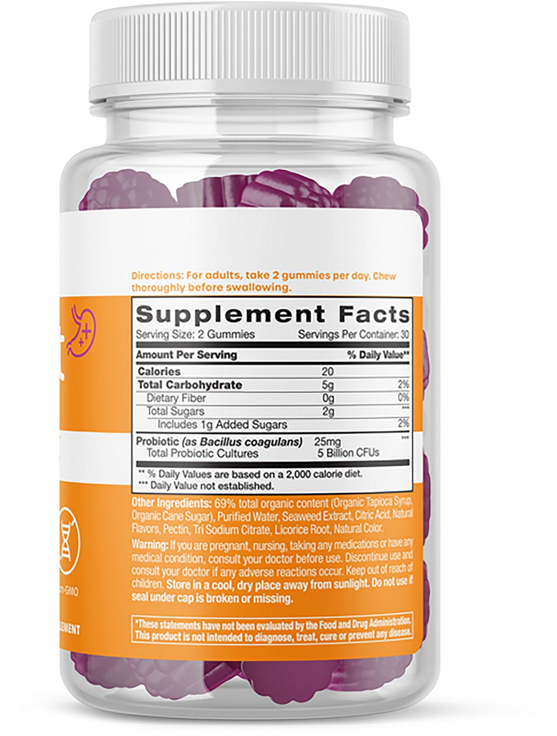 Vitamin World Glad Gut Probiotic Gummies - view number 2