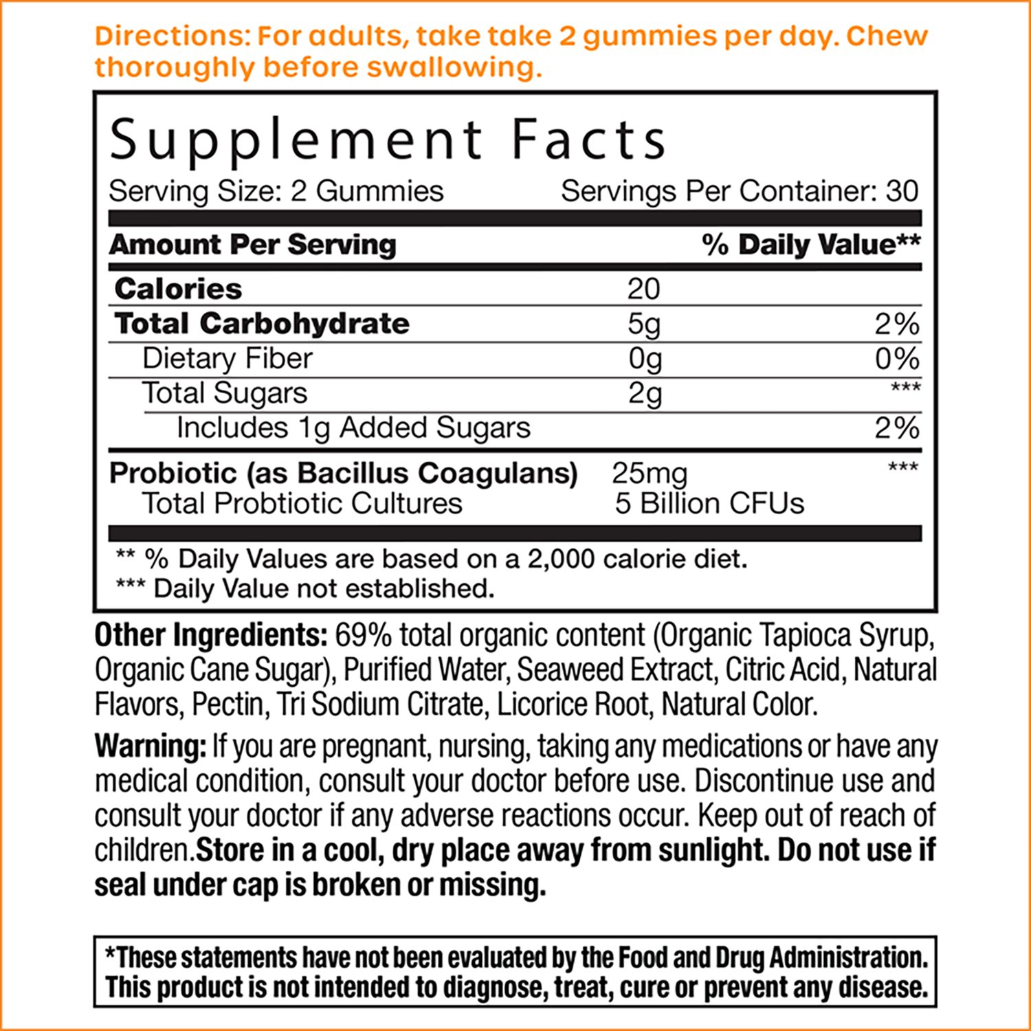 Vitamin World Glad Gut Probiotic Gummies - view number 3