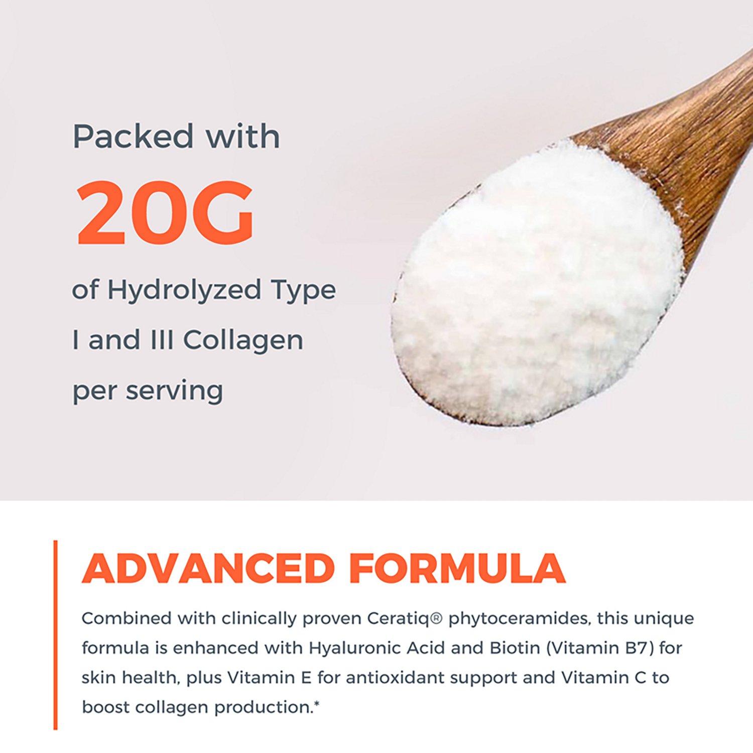 Vitamin World Collagen Peptides with Hyaluronic Acid and Ceramides Dietary Supplement - view number 3