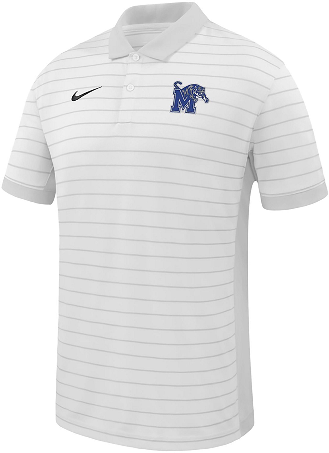 Nike Men's University of Memphis Tigers Victory Stripe Polo Shirt - view number 3