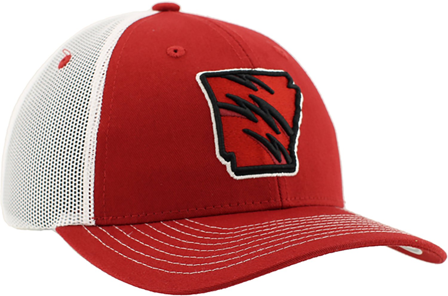 Zephyr Men's University of Arkansas X-Line Dakota Trucker Hat - view number 3