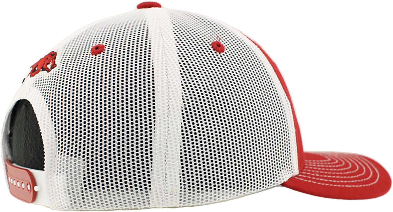 Zephyr Men's University of Arkansas X-Line Dakota Trucker Hat - view number 6