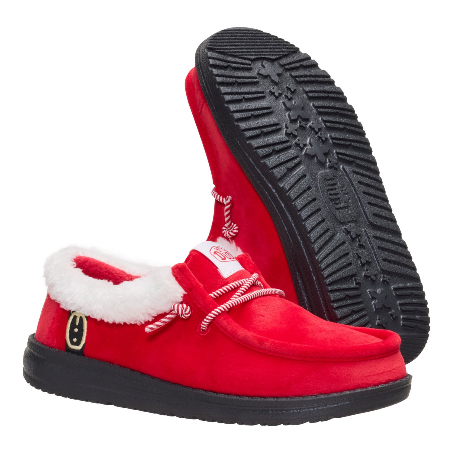Hey Dude Boys' Wally Santa Claus Moccasins - view number 6