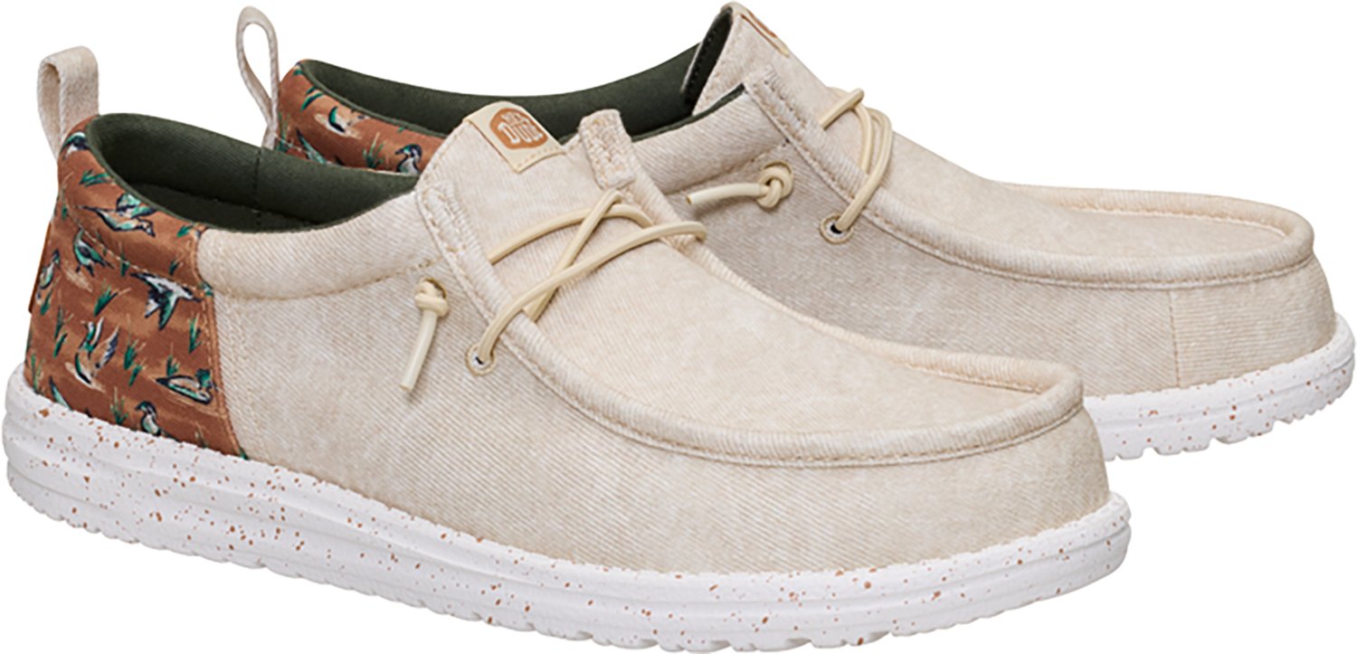 Hey Dude Men's Wally Funk Duck Print Shoes - view number 3