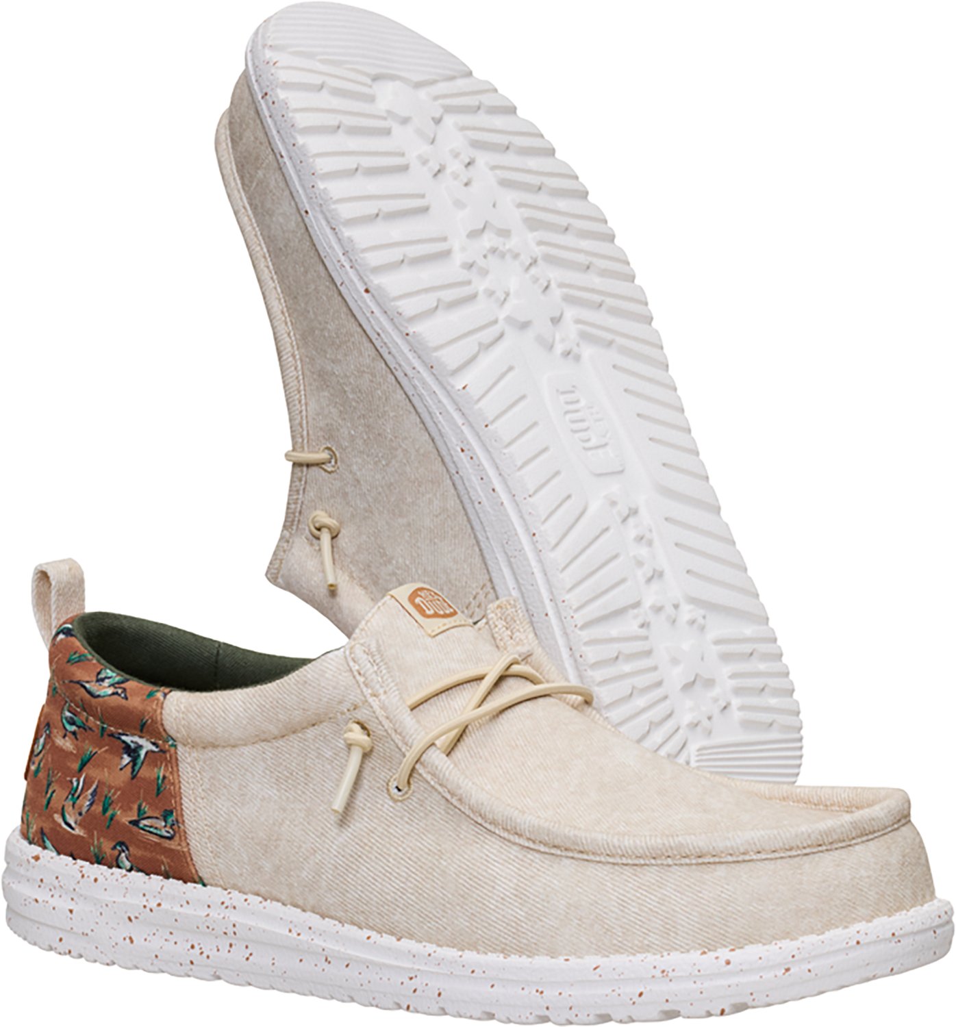 Hey Dude Men's Wally Funk Duck Print Shoes - view number 4