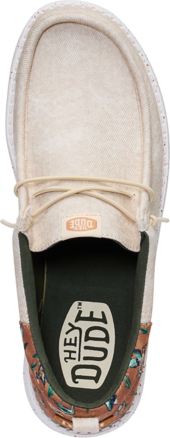 Hey Dude Men's Wally Funk Duck Print Shoes