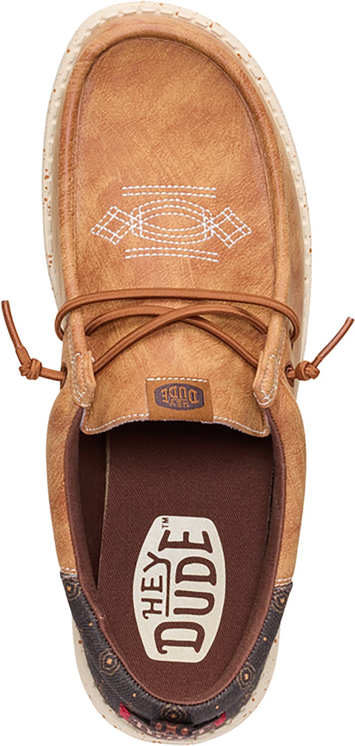 Hey Dude Men's Wally Funk Western Stitch Shoes - view number 6